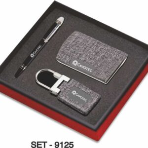 3 In 1 Pen+Visiting Card Holder+Keychain SET-9125