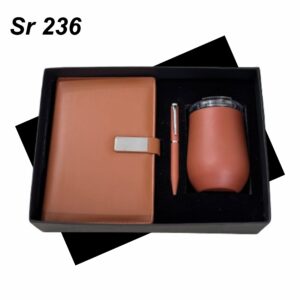 Diary Pen & Mug Set GCSR 236 Brown