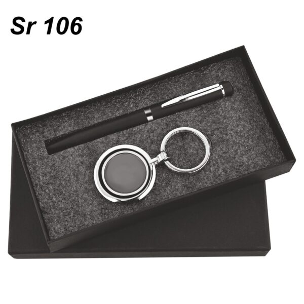Welcome Kit Gift Set GCSR106 Moonstone Pen & Keychain