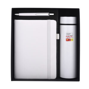 Glory 3 in 1 White Gift Set (Plastic Pen) EK37309