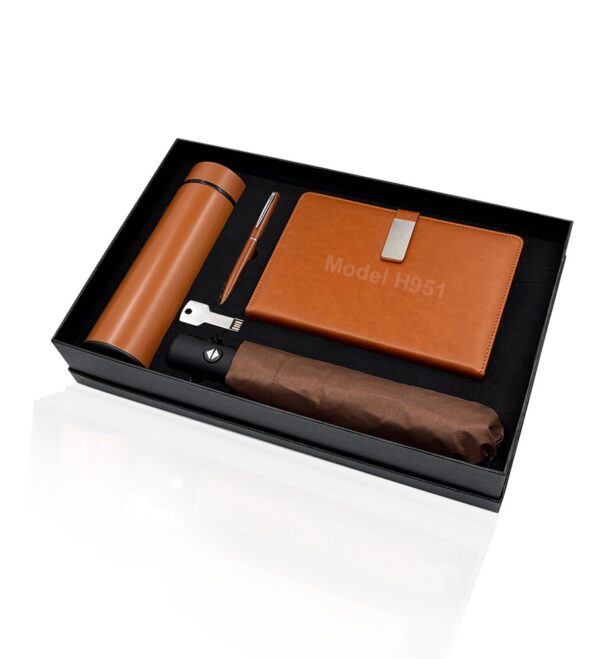 5 In 1 Umbrella Gift Set GCH 951 with 32GB Pen Drive - Image 3