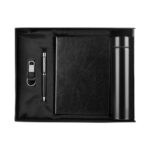 Impetus 4 in 1 Black Gift Set (Bottle, Pen, Keychain, Soft bound diary) EK37479