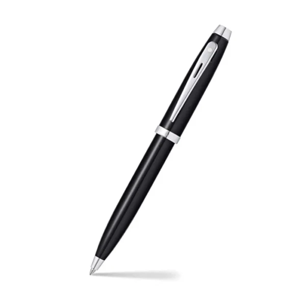 Sheaffer Gift Set 100 Ballpoint Pen with Business Card Holder Glossy Black with Chrome Trims - Image 4