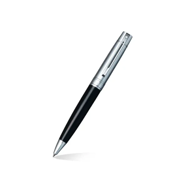 Sheaffer Gift Set 300 Ballpoint Pen with Business Card Holder Glossy Black with Chrome Trims - Image 4