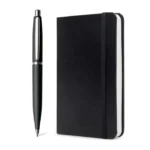 Sheaffer Gift Set VFM Ballpoint Pen with Small Notebook Matte Black with Chrome Trims