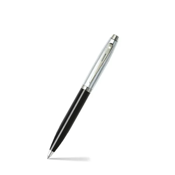 Sheaffer® Gift Set ft. Glossy Black S100 9313 Ballpoint Pen with Chrome Trim and Medium Notebook - Image 3