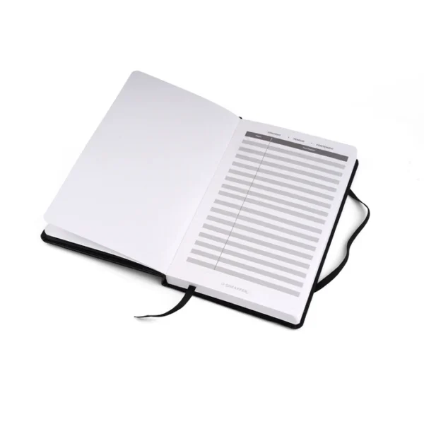 Sheaffer® Gift Set ft. Glossy Black S100 9313 Ballpoint Pen with Chrome Trim and Medium Notebook - Image 5