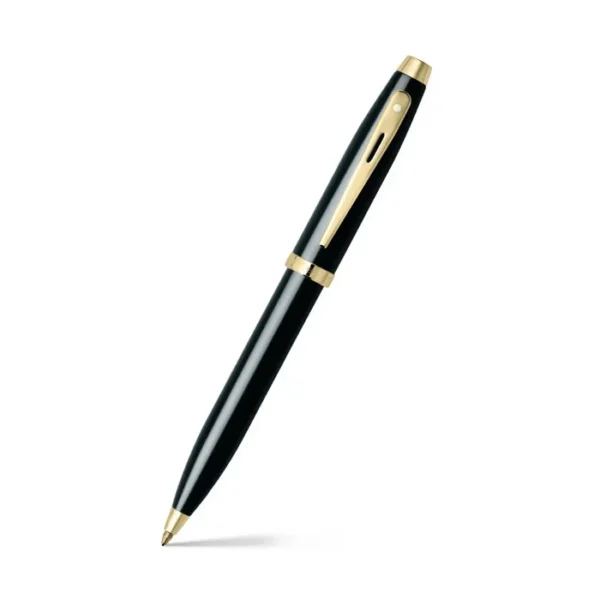 Sheaffer® Gift Set ft. Glossy Black S100 9322 Ballpoint Pen with Gold Tone Trim and Medium Notebook - Image 3