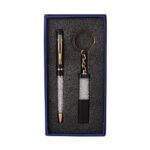 Shiny 2 in 1 Black & Silver Gift Set EK2834