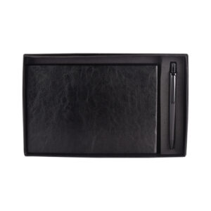 Spur 2 in 1 Black Gift Set (Soft bound diary and Pen) EK37276