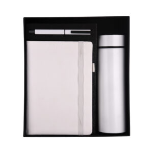 Stunning 3 in 1 White Gift Set -cube pen