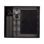 Treston 4 in 1 Black Combo Gift Set (Bottle, Pen, Keychain, Soft bound diary) EK37480