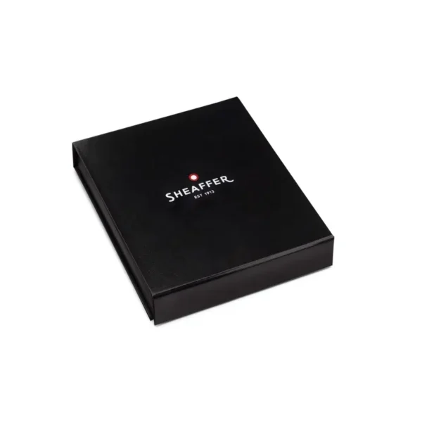 Sheaffer Gift Set 100 Ballpoint Pen with Business Card Holder Glossy Blue with Chrome Trims - Image 3