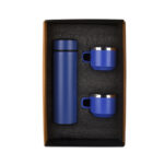 Wizard Matte Blue Temperature Bottle With 2 Steel Cups EK37331