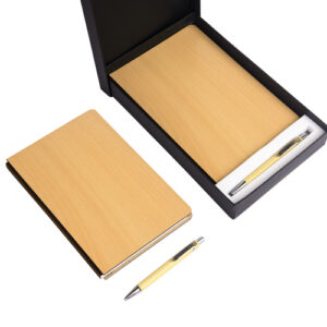 Woody 2 in 1 pen and diary set EK35214